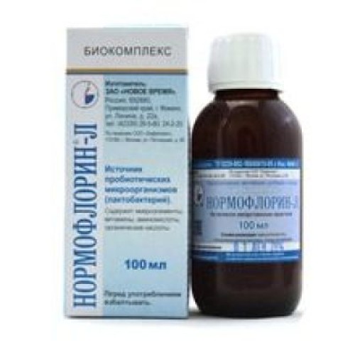 НОРМОФЛОРИН Л 100 мл НОРМОФЛОРИН Л 100 мл